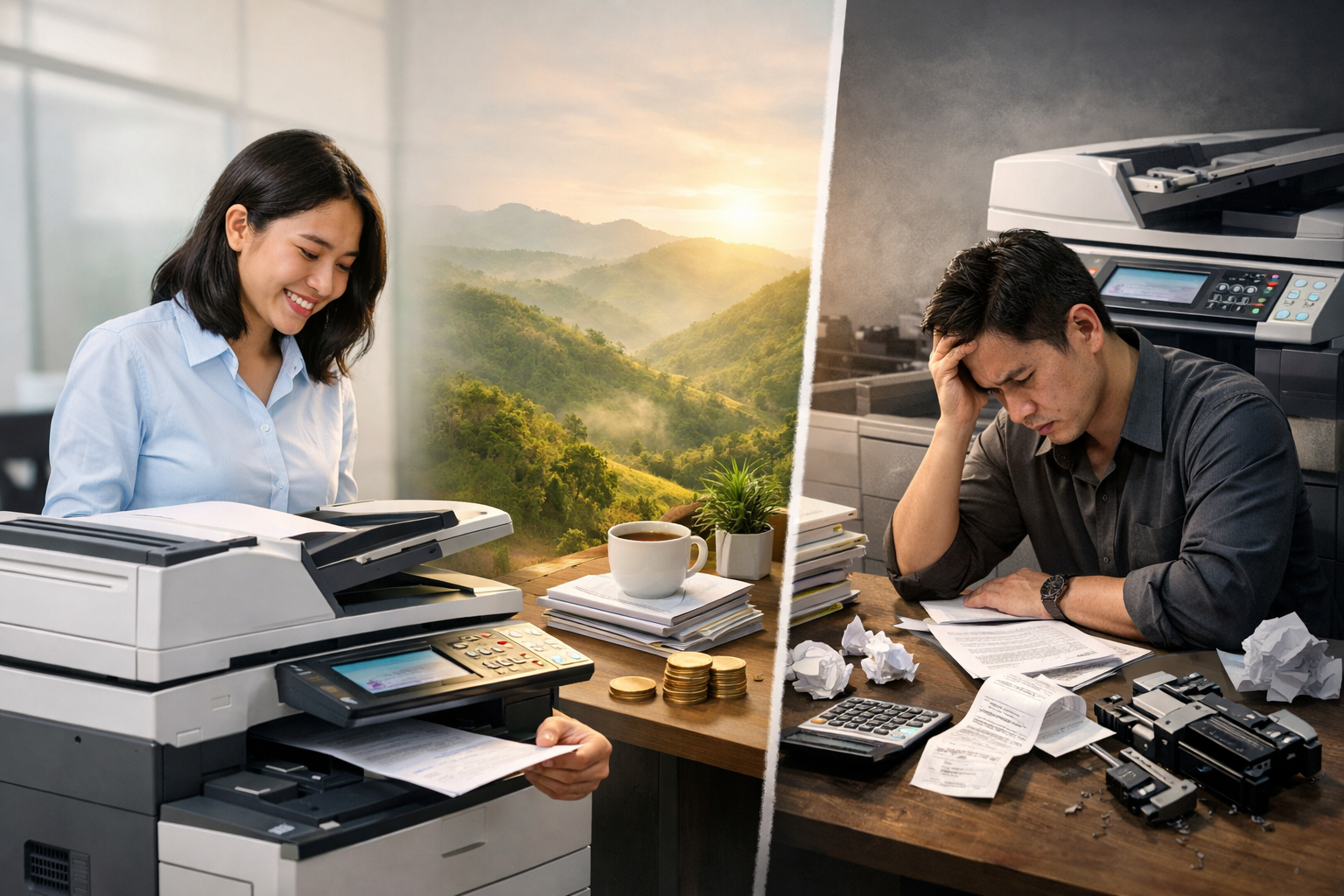 mẹo chọn dịch vụ thuê photocopy Tà Năng - IV. Lợi Ích Và Nhược Điểm Khi Thuê Máy Photocopy Tại Tà Năng
