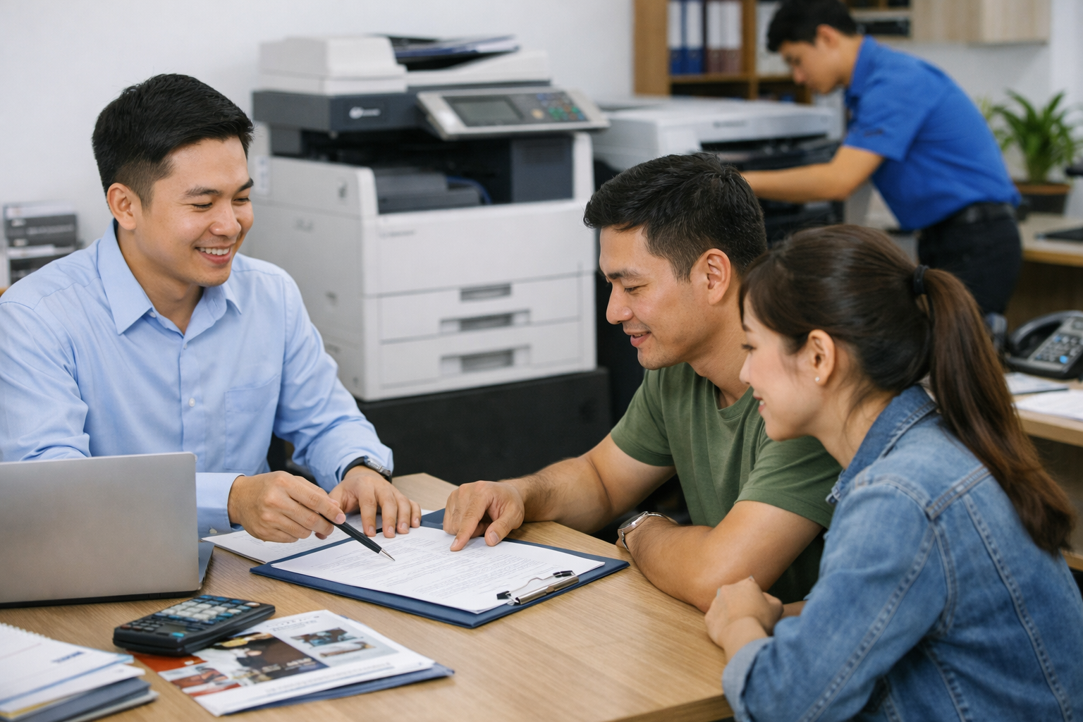 so sánh giá thuê máy photocopy Tà Năng - Quy trình thuê máy photocopy tại Tà Năng