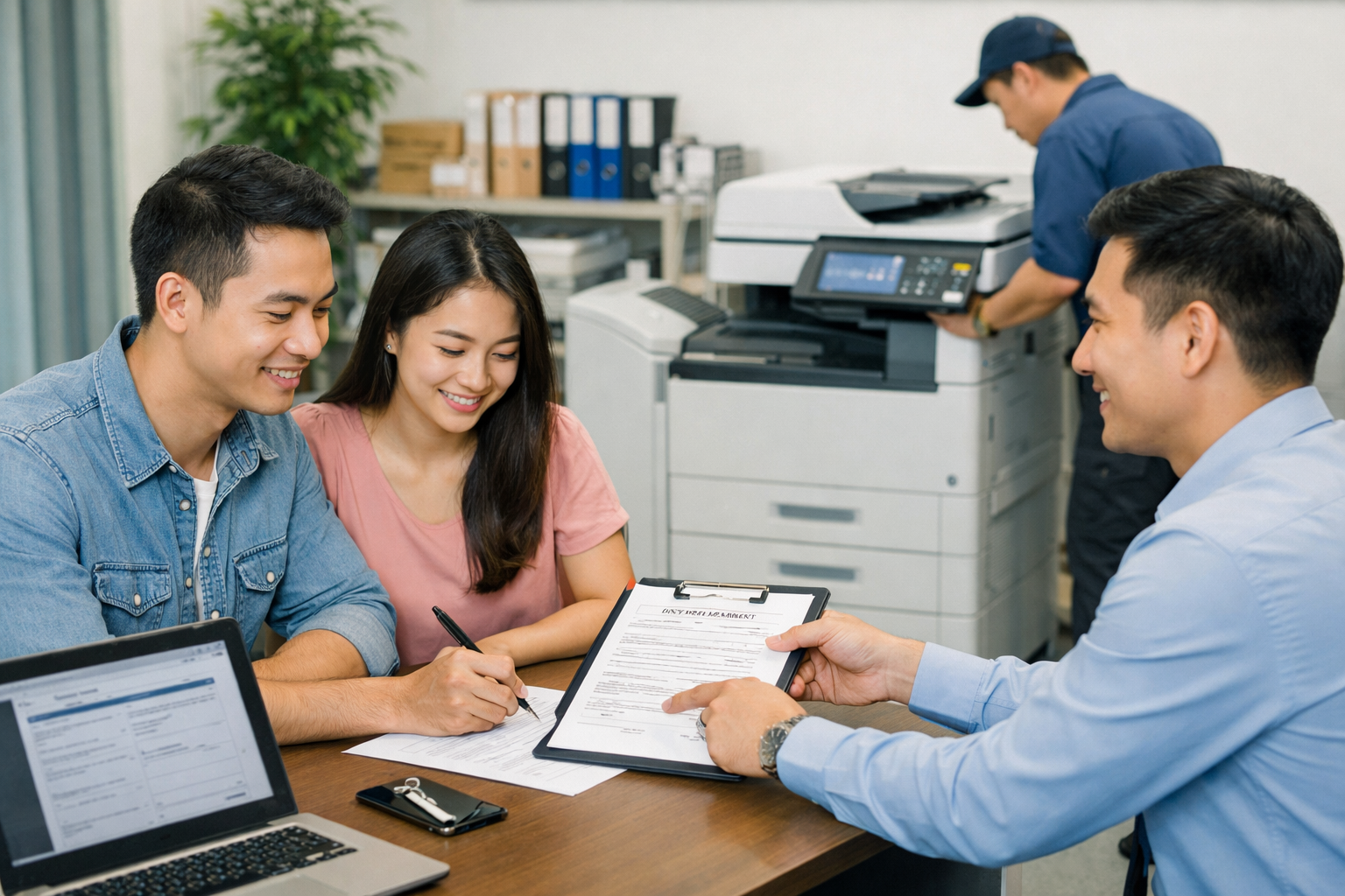 cách chọn máy photocopy cho thuê Tà Năng - Quy Trình Thuê Máy Photocopy Tại Tà Năng