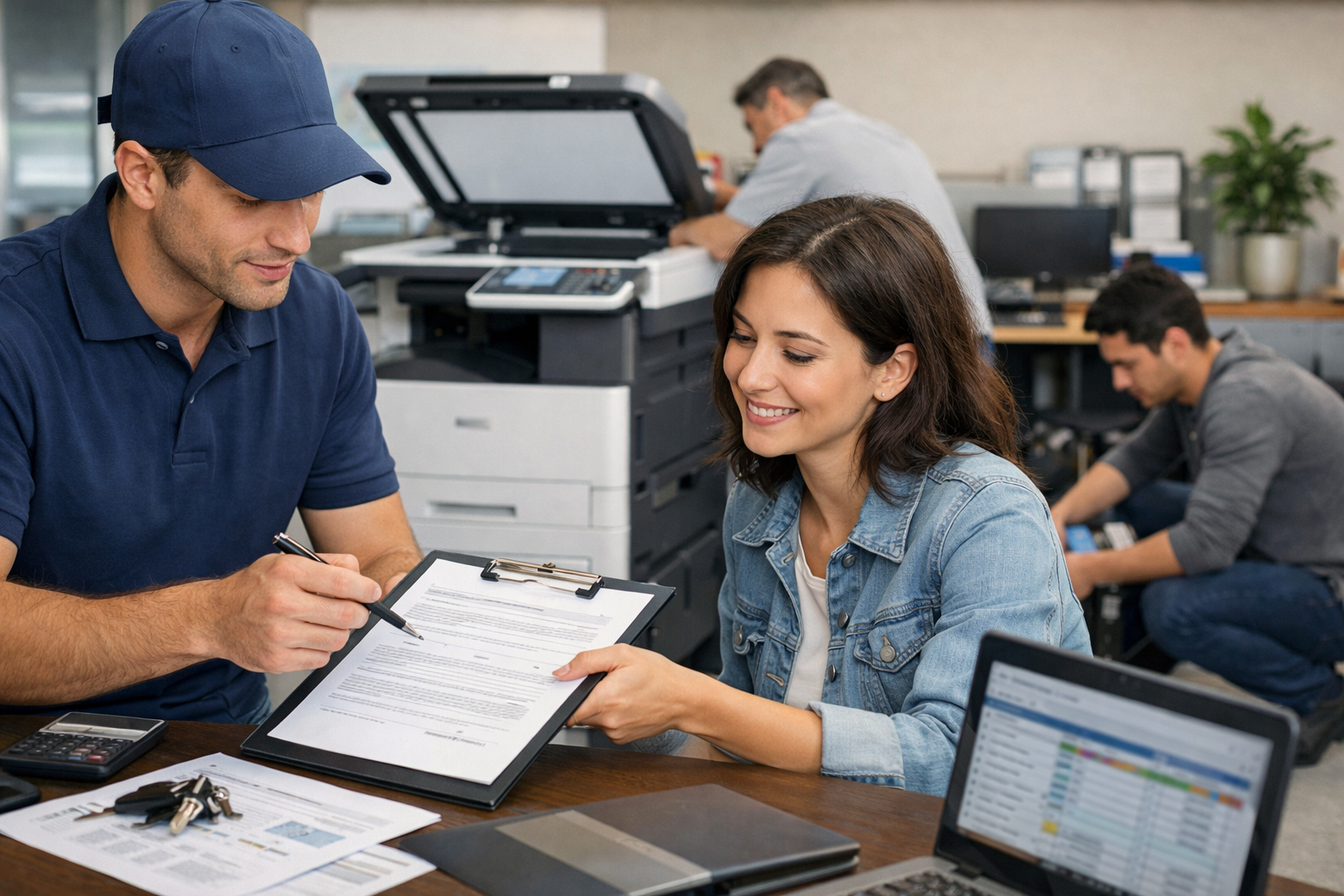 giá cho thuê máy photocopy Tà Năng - Quy trình cho thuê máy photocopy tại Tà Năng – Từng bước từ A đến Z
