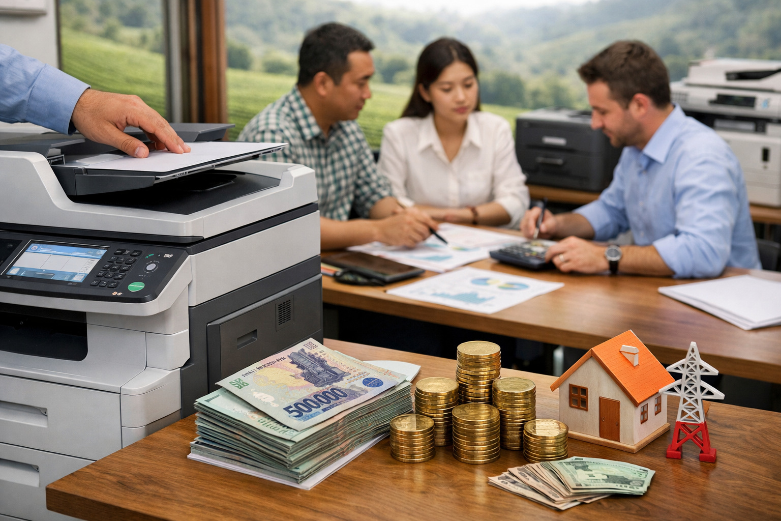 kinh nghiệm thuê máy photocopy Tà Hine - Các yếu tố ảnh hưởng đến giá thuê máy photocopy tại Tà Hine