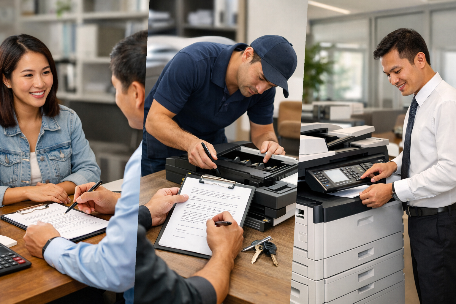 hướng dẫn thuê máy photocopy Tà Hine - Quy trình thuê máy photocopy Tà Hine từ A đến Z