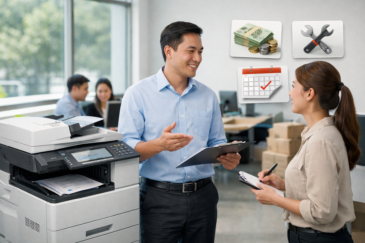 cho thuê máy photocopy Tà Hine tốt nhất - Lợi Ích Khi Thuê Máy Photocopy Tà Hine Thay Vì Mua