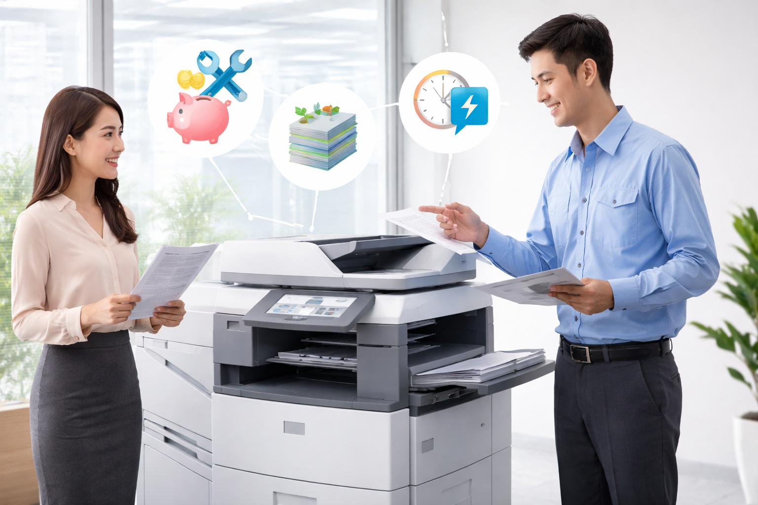 công ty thuê máy photocopy Tân Hội - Những lợi ích khi thuê máy photocopy tại Tân Hội