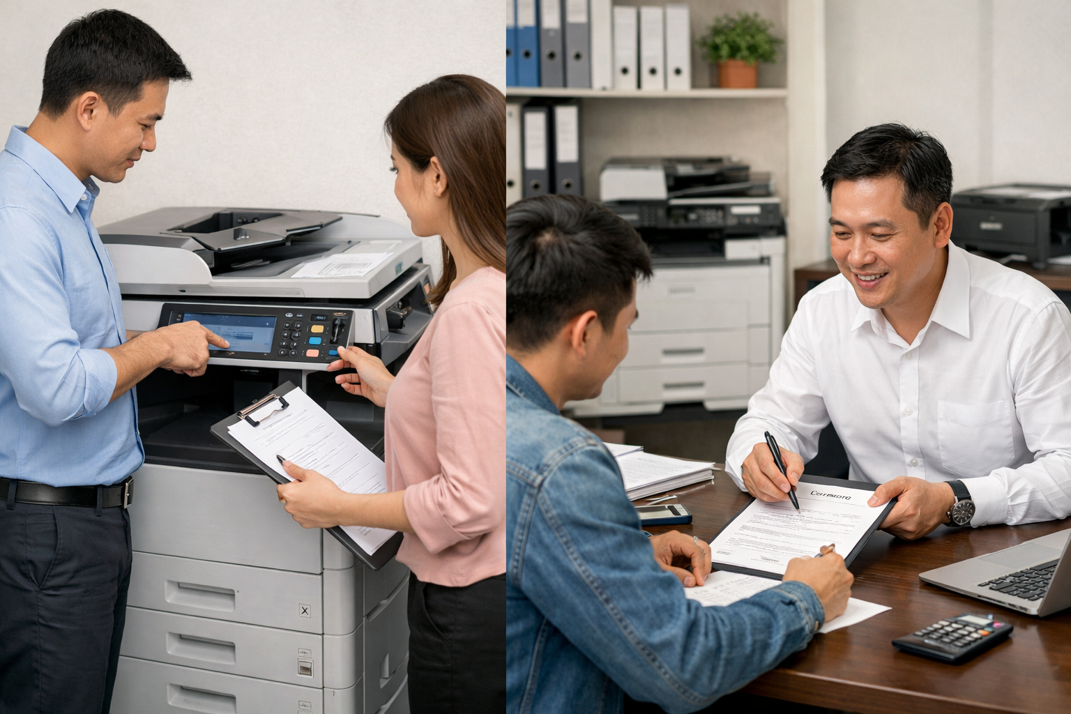 kinh nghiệm thuê máy photocopy Tân Hội - Quy trình thuê máy photocopy tại Tân Hội