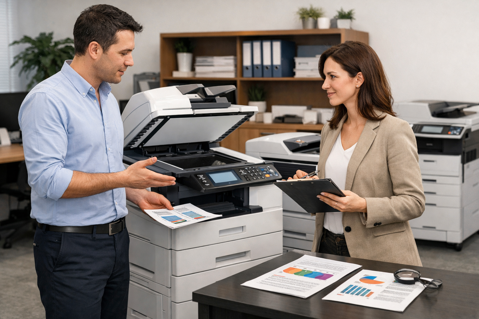 giá thuê máy photocopy Tân Hội Lâm Đồng - Hướng dẫn chọn máy photocopy phù hợp cho nhu cầu sử dụng
