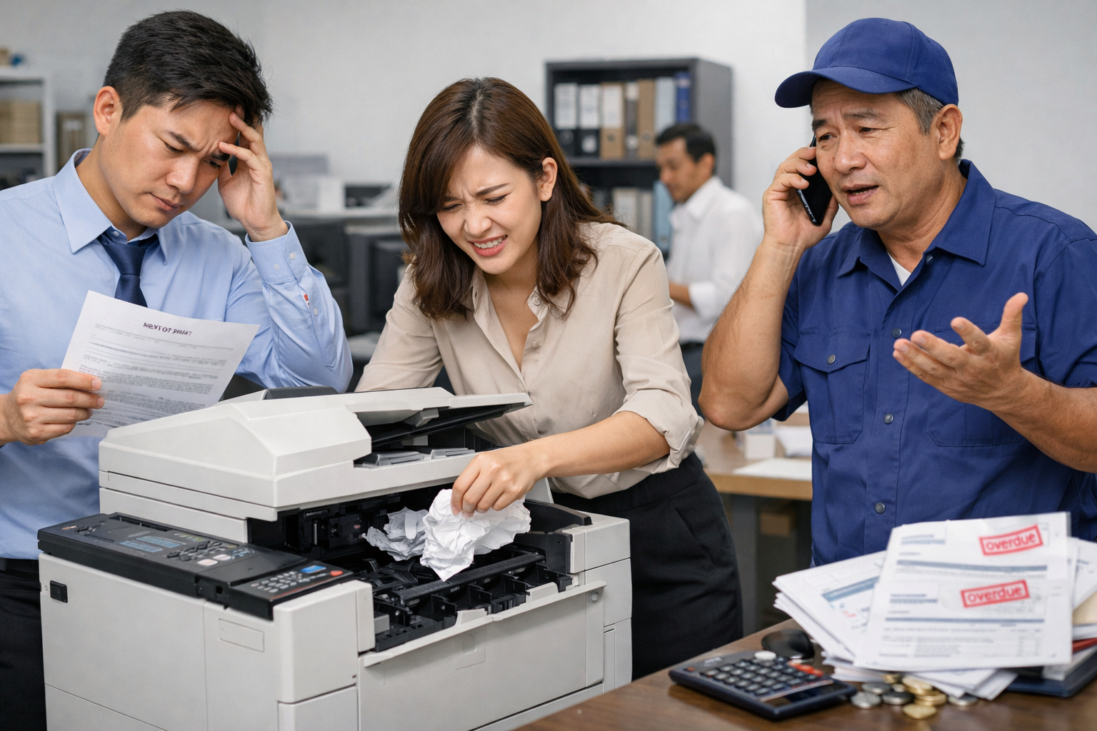 mẹo thuê máy photocopy Tân Hội - Những Sai Lầm Thường Gặp Khi Thuê Máy Photocopy Tân Hội Và Cách Tránh