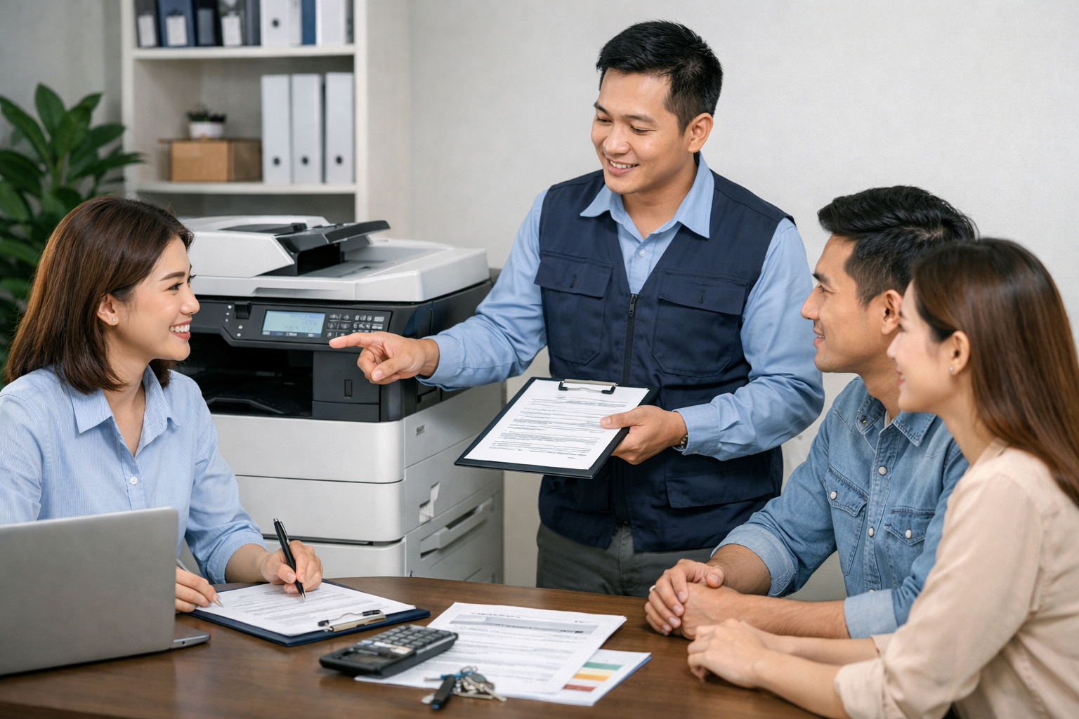 cách thuê máy photocopy Tân Hội - Quy Trình Thuê Máy Photocopy Tại Tân Hội