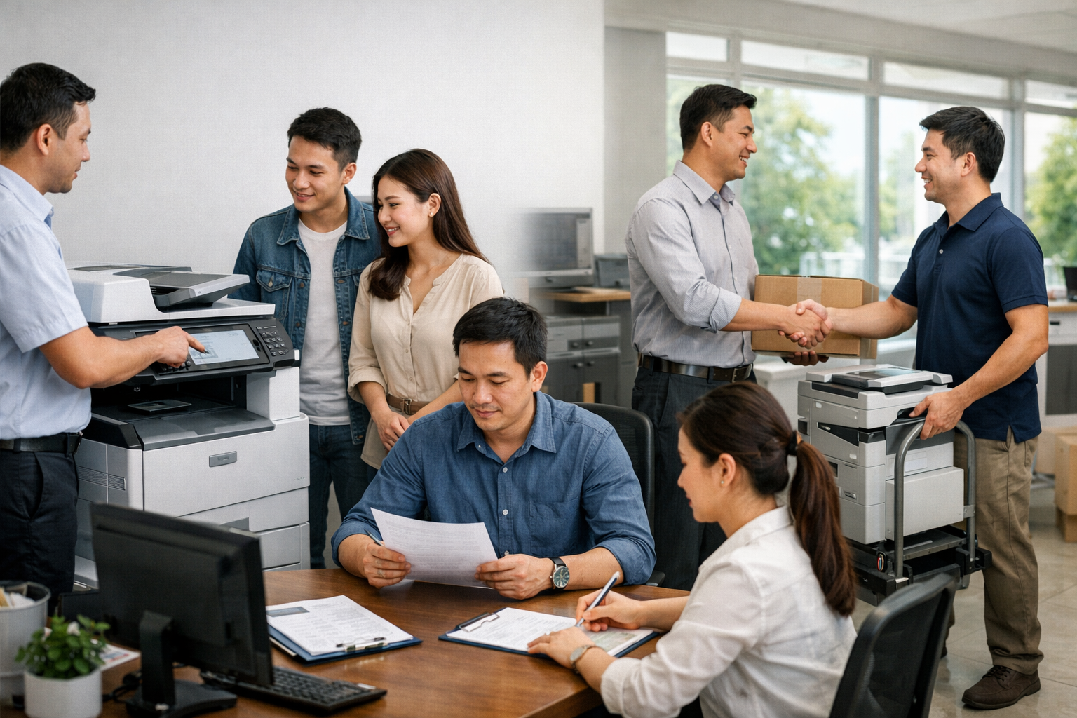 kinh nghiệm thuê máy photocopy Đức Trọng - Quy trình thuê máy photocopy tại Đức Trọng từ A-Z