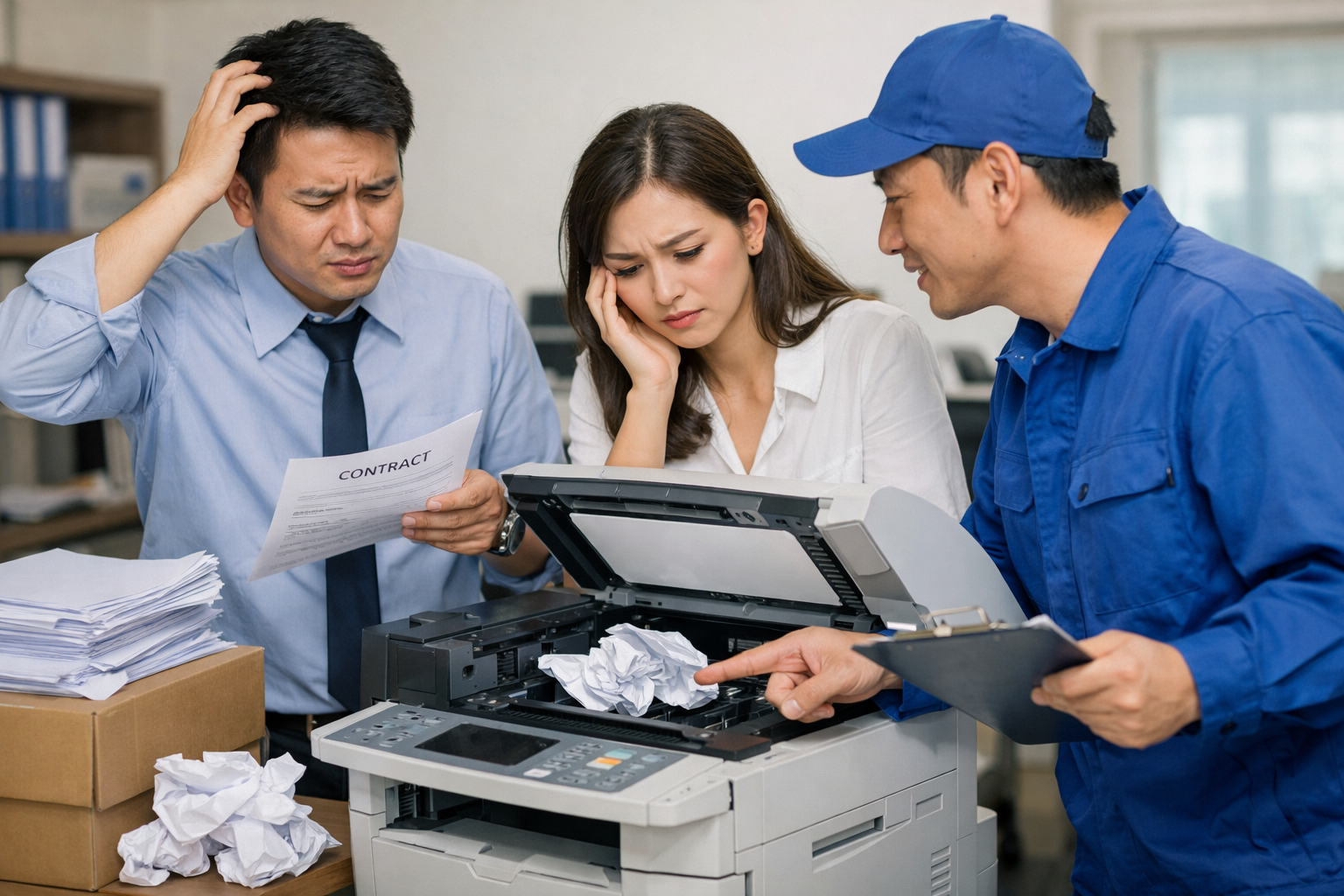 bảng giá thuê máy photocopy Đức Trọng - 5. Những Sai Lầm Thường Gặp Khi Thuê Máy Photocopy Và Cách Tránh