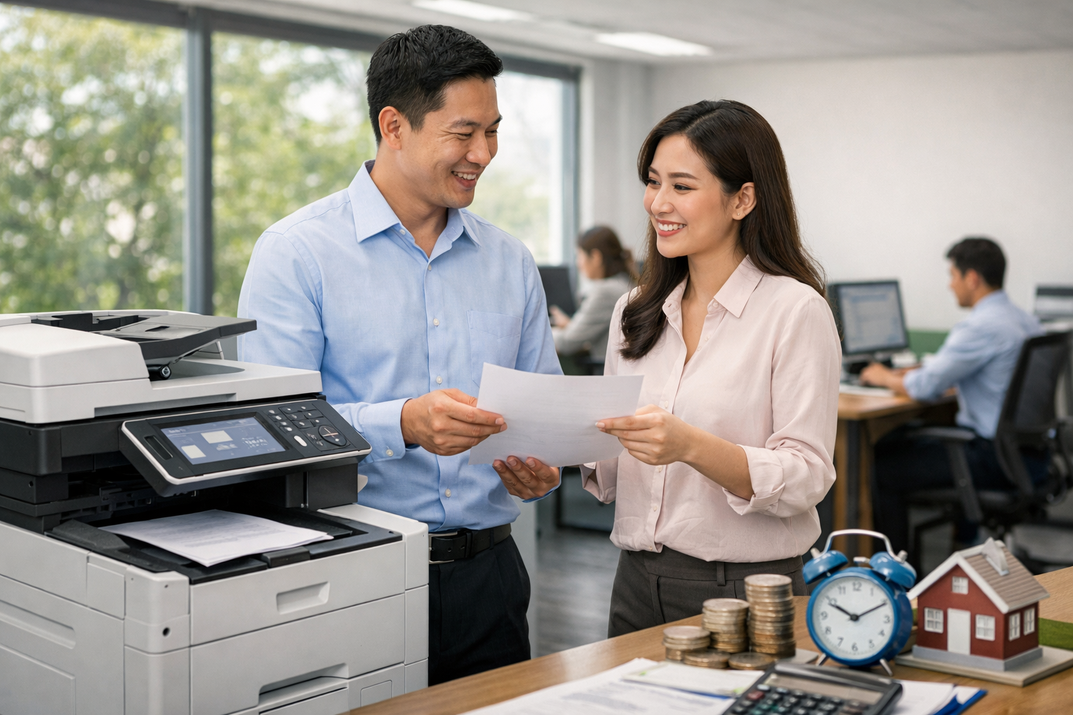 đánh giá thuê máy photocopy Đức Trọng - Lợi ích khi thuê máy photocopy tại Đức Trọng