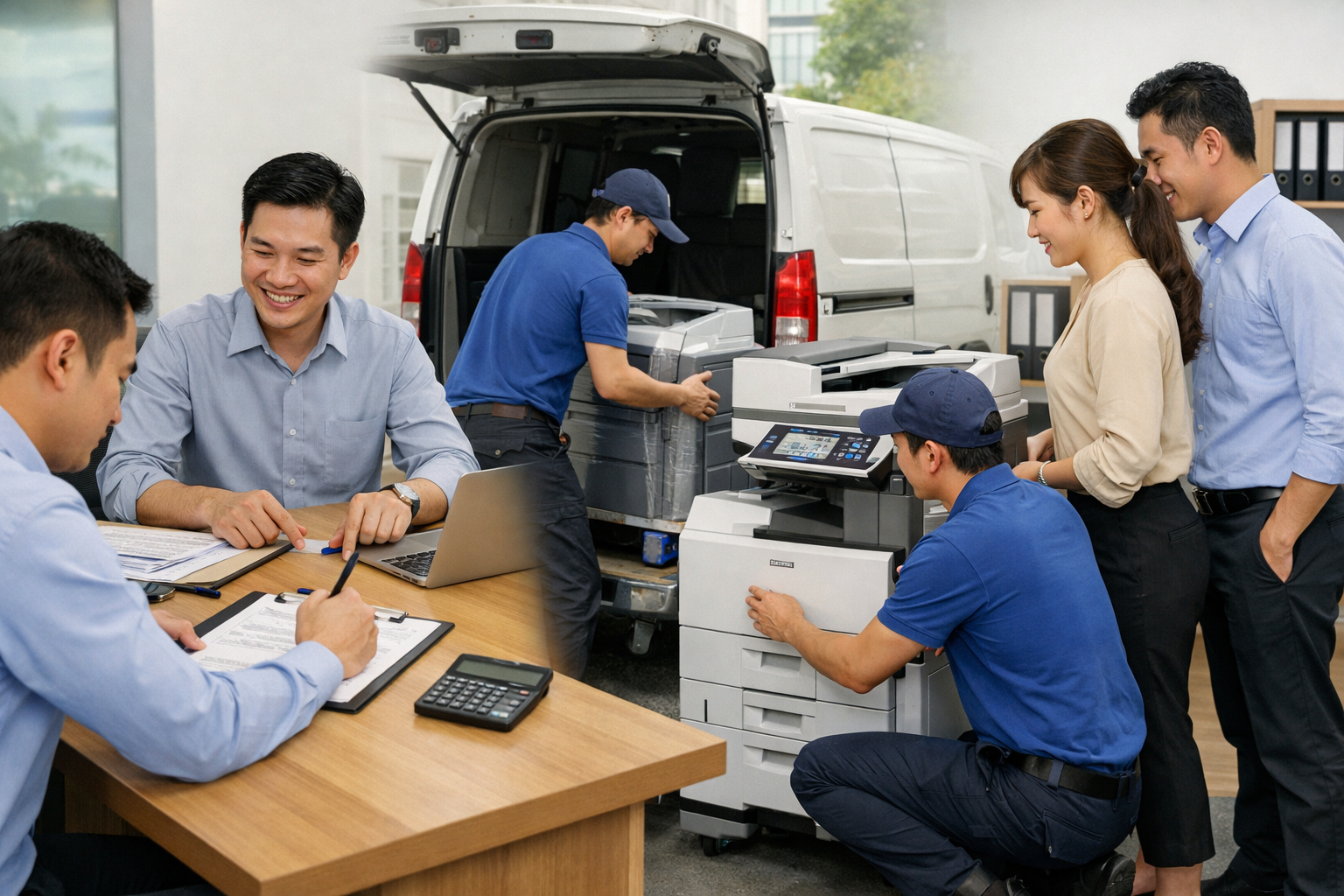 mẹo thuê máy photocopy Đức Trọng tiết kiệm - Quy Trình Thuê Máy Photocopy Đức Trọng Từ A-Z