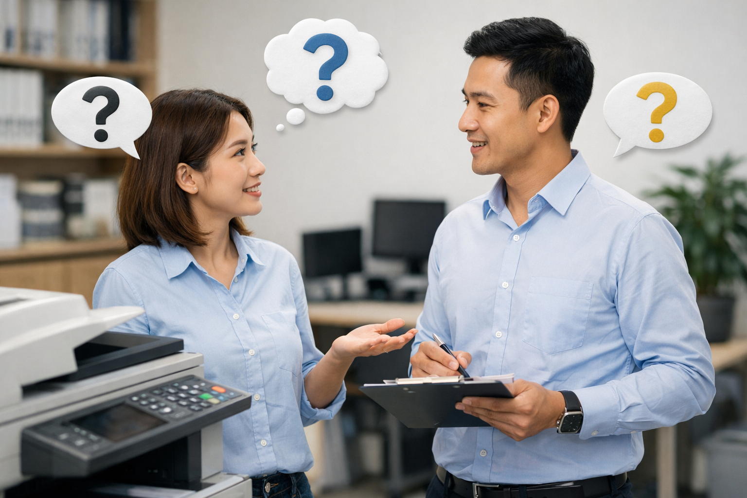kinh nghiệm thuê máy photocopy Hiệp Thạnh - Câu Hỏi Thường Gặp
