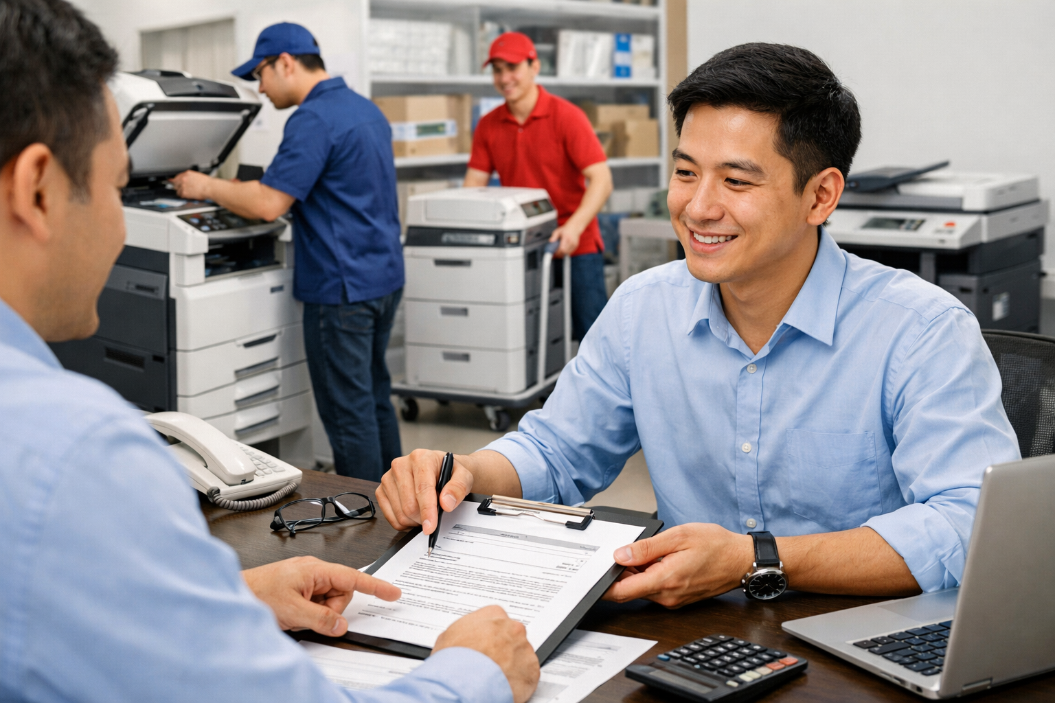 địa chỉ thuê photocopy Hiệp Thạnh uy tín - Quy trình thuê máy photocopy tại Hiệp Thạnh