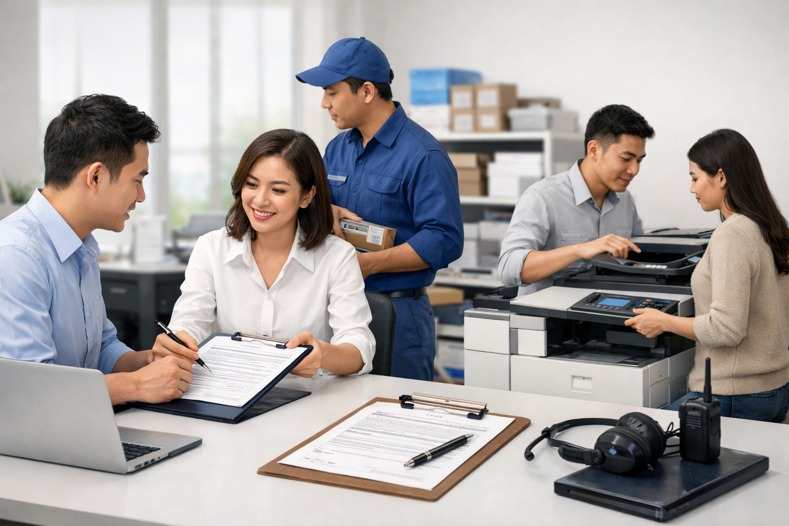 đánh giá thuê máy photocopy Hiệp Thạnh - 3. Quy trình thuê máy photocopy tại Hiệp Thạnh