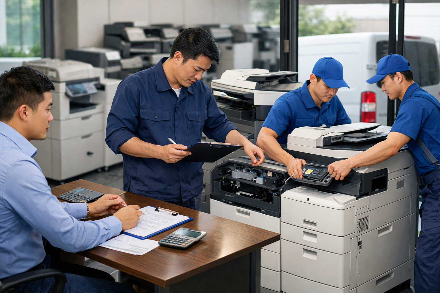 cách chọn thuê máy photocopy Hiệp Thạnh - Quy trình thuê máy photocopy Hiệp Thạnh từ A-Z