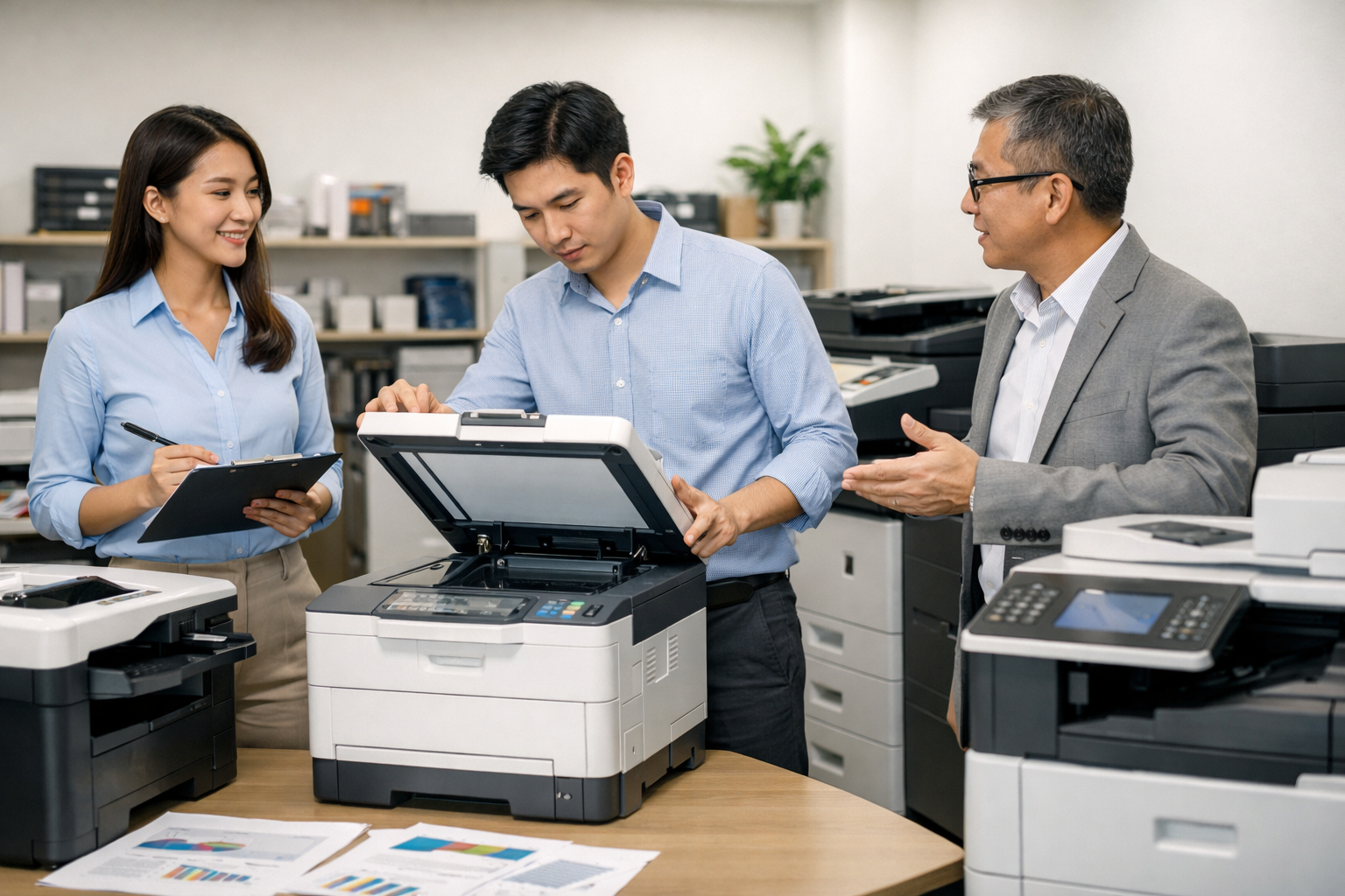 giá cho thuê máy photocopy Hiệp Thạnh - Cách chọn máy photocopy phù hợp với nhu cầu