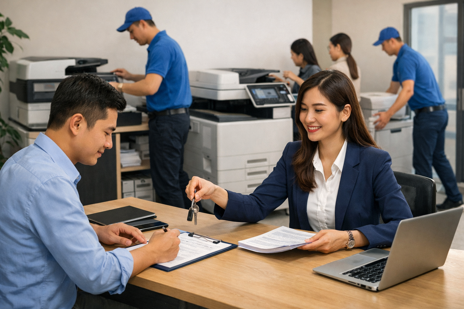 giá cho thuê máy photocopy Hiệp Thạnh - Quy trình thuê máy photocopy tại Hiệp Thạnh