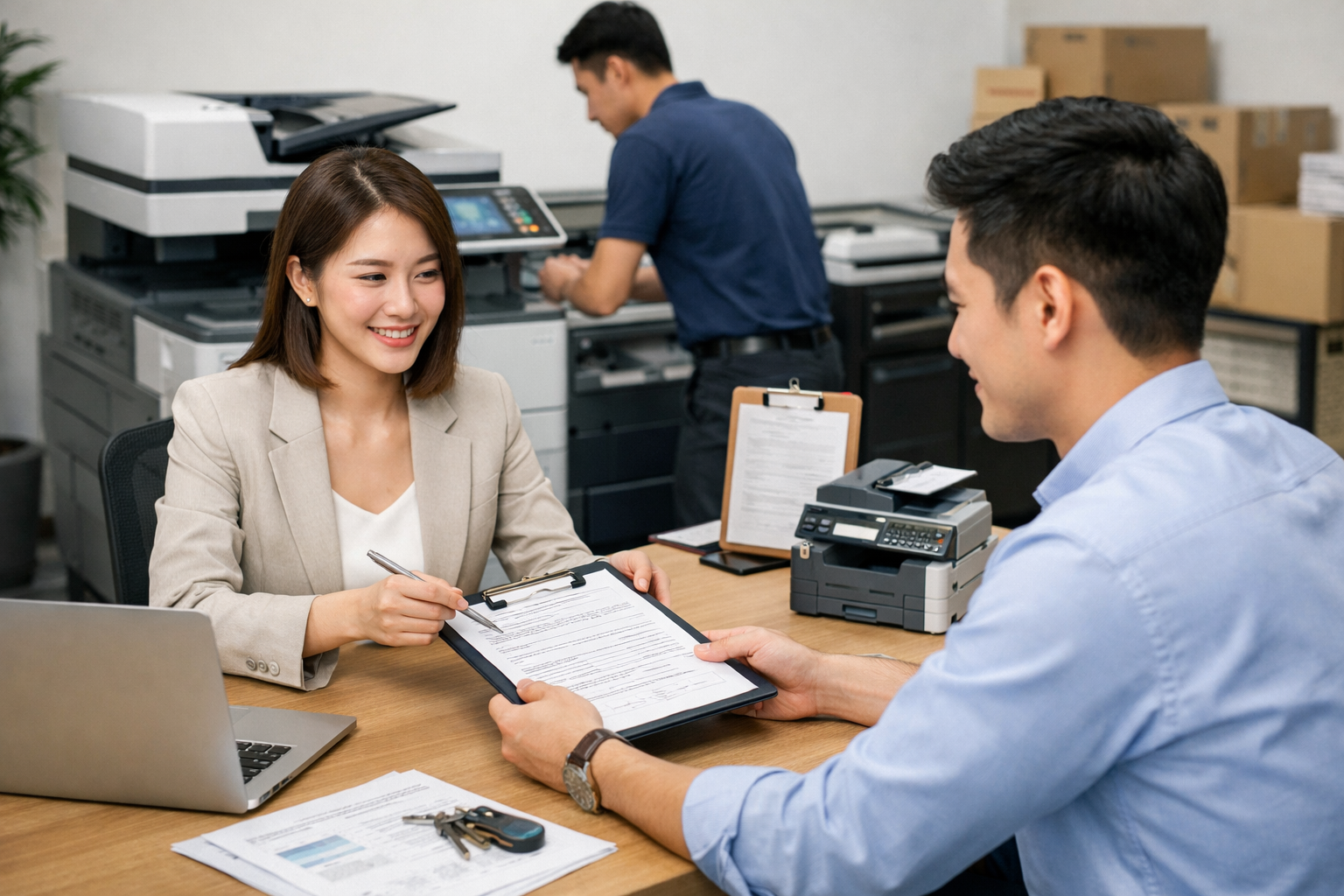 kinh nghiệm thuê máy photocopy D’Ran - Quy Trình Thuê Máy Photocopy D’Ran