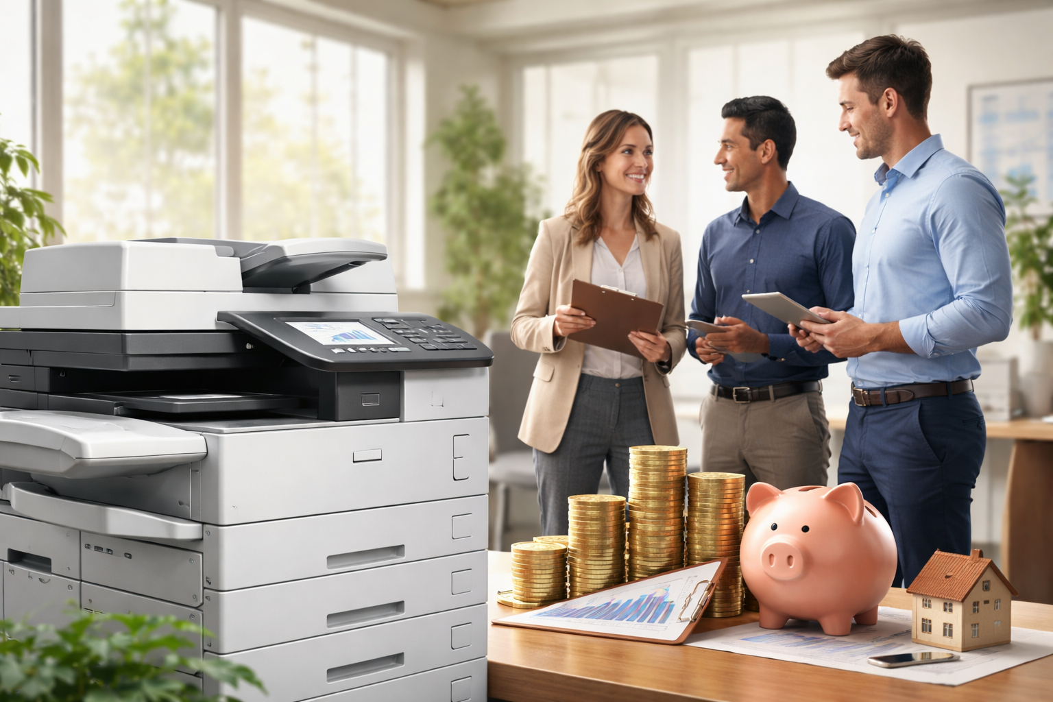 bảng giá thuê máy photocopy D’Ran - Lợi ích khi thuê máy photocopy thay vì mua