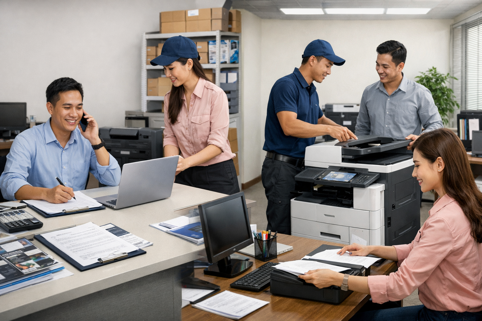 bảng giá thuê máy photocopy D’Ran - Quy trình thuê máy photocopy tại D’Ran từ A-Z