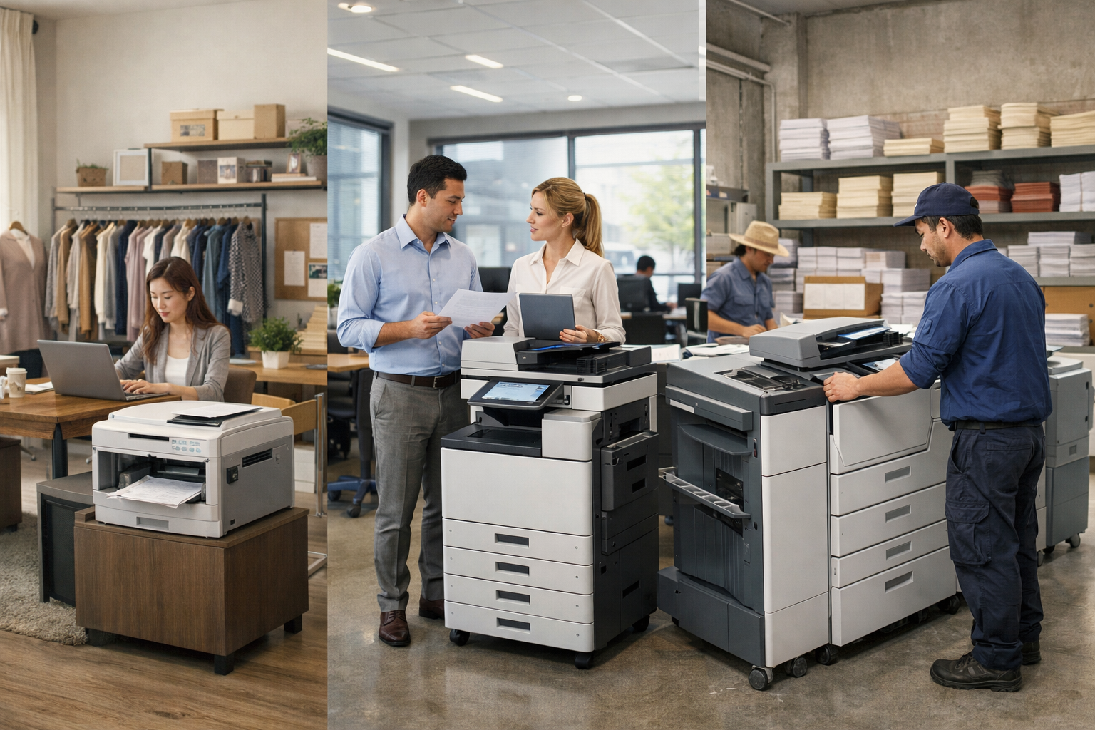 mẹo thuê máy photocopy D’Ran tiết kiệm - Cách chọn máy photocopy phù hợp với từng mô hình tại D’Ran