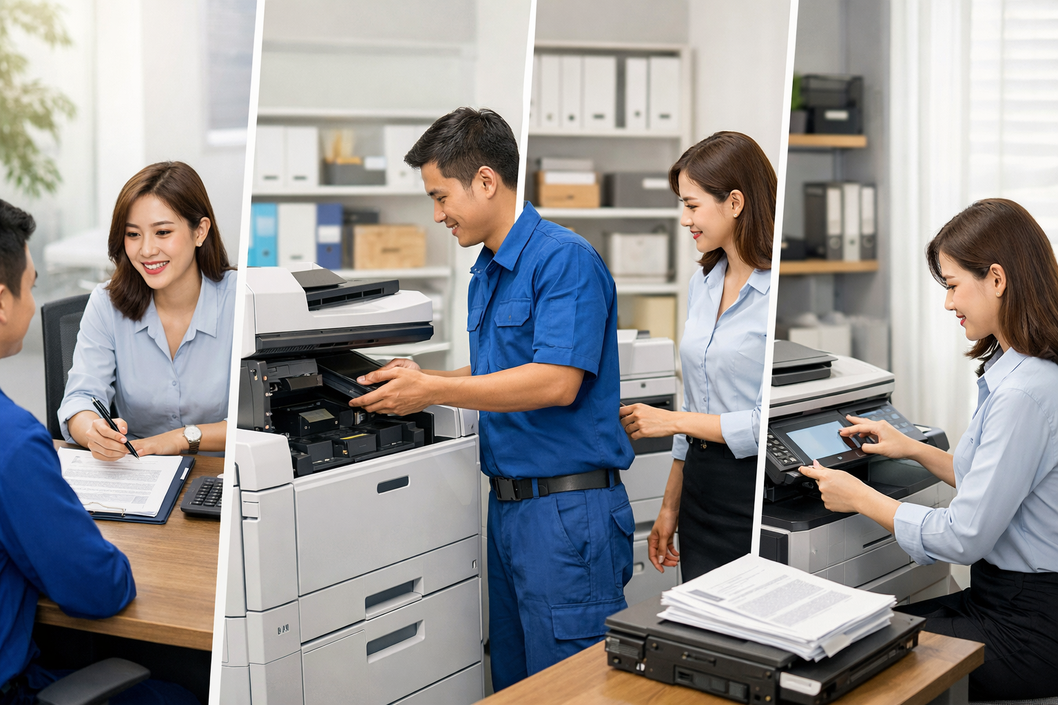 mẹo thuê máy photocopy D’Ran tiết kiệm - Quy trình thuê máy photocopy D’Ran tiết kiệm – Từng bước từ A đến Z