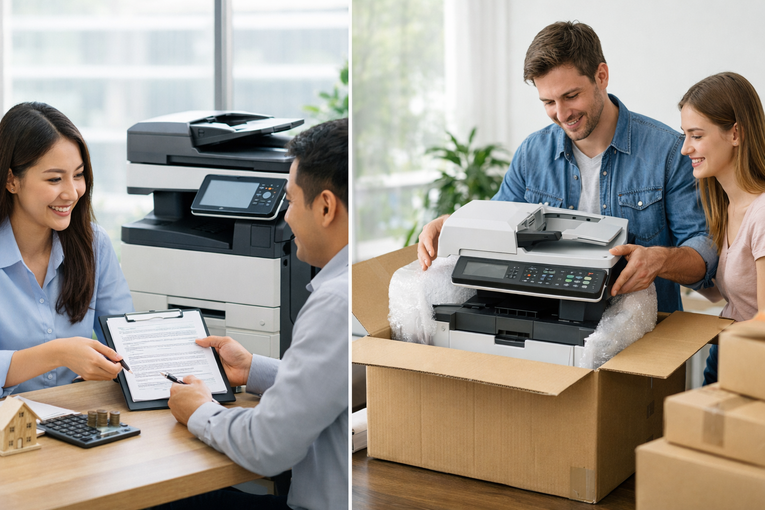 cho thuê máy photocopy là gì - Lợi ích khi thuê máy photocopy so với mua mới