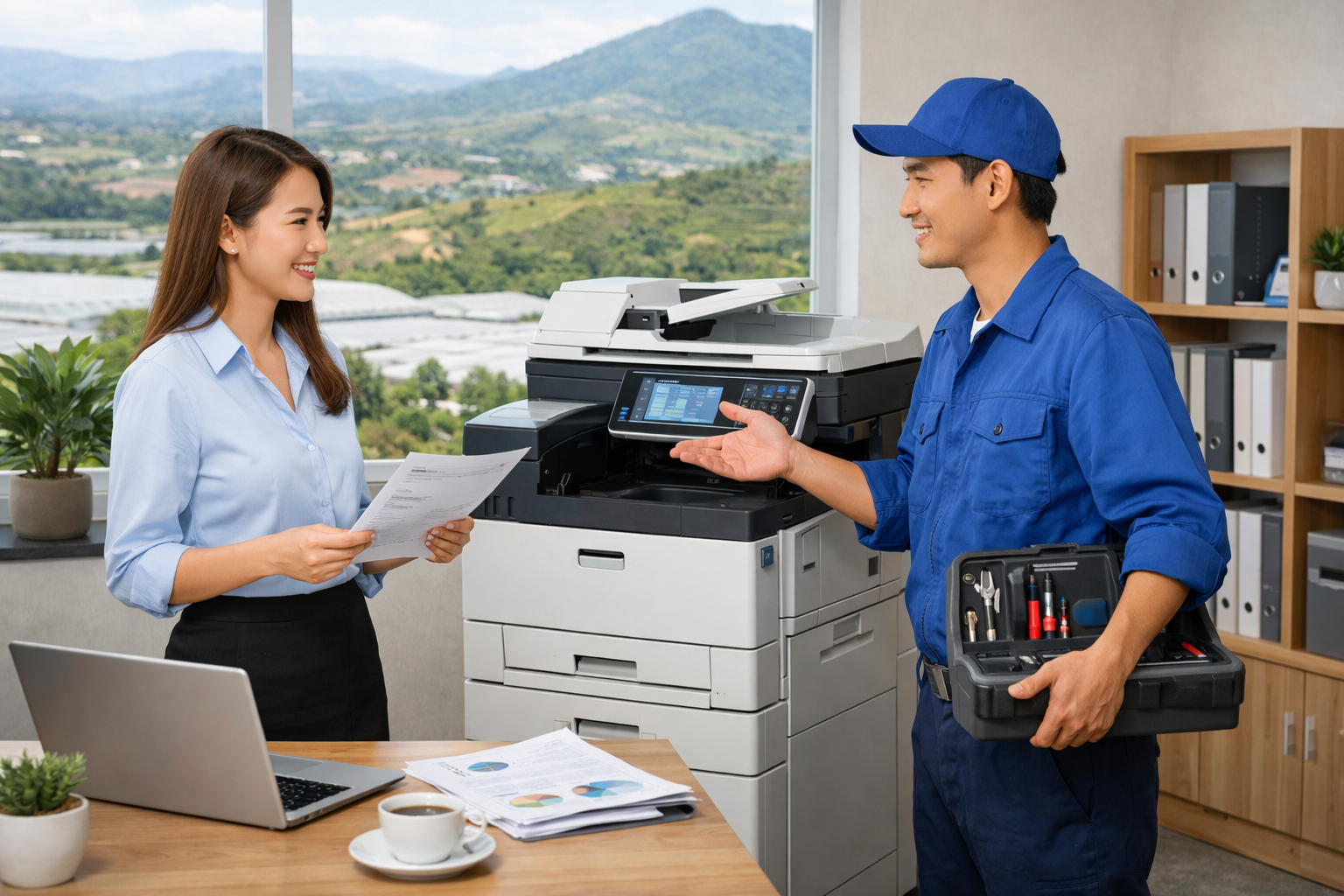 so sánh thuê máy photocopy D’Ran - Lợi ích khi thuê máy photocopy tại D'Ran Lâm Đồng
