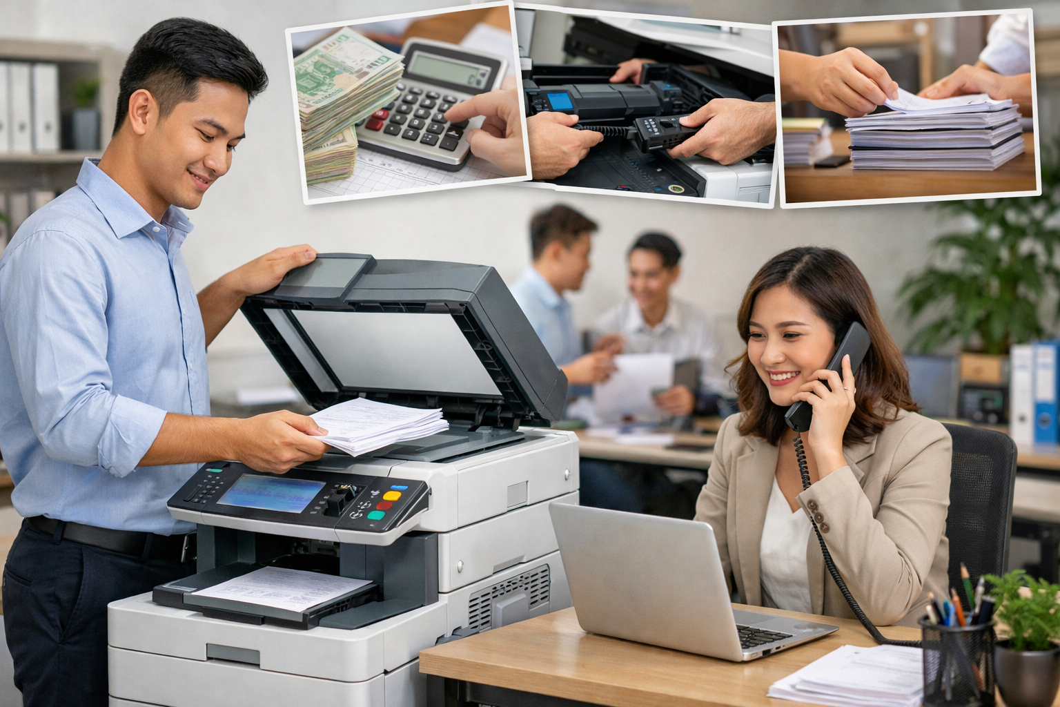 đánh giá thuê máy photocopy Quảng Lập - Lợi ích khi thuê máy photocopy tại Quảng Lập