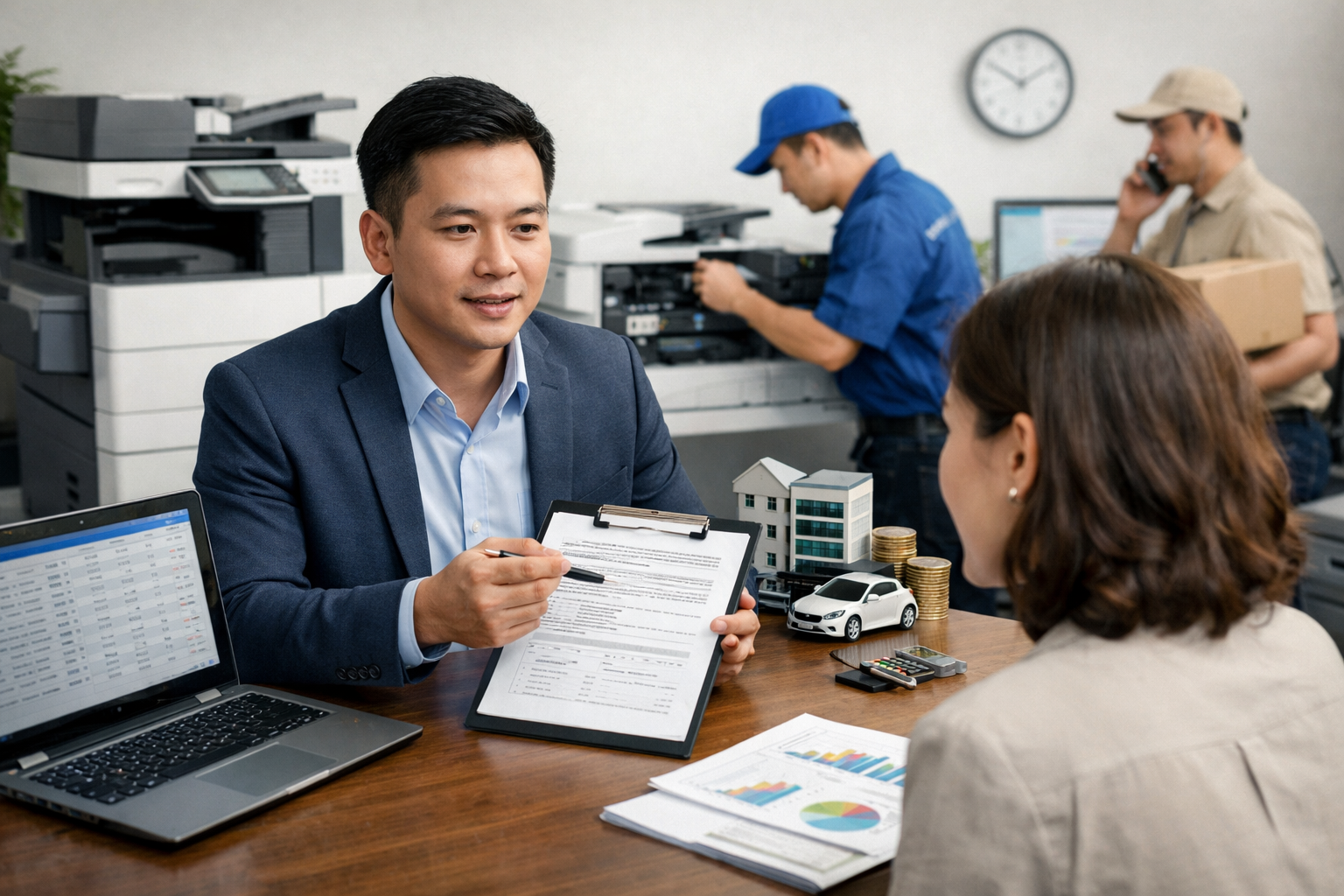 mẹo thuê máy photocopy Quảng Lập tiết kiệm - Các yếu tố ảnh hưởng đến chất lượng dịch vụ cho thuê máy photocopy tại Quảng Lập