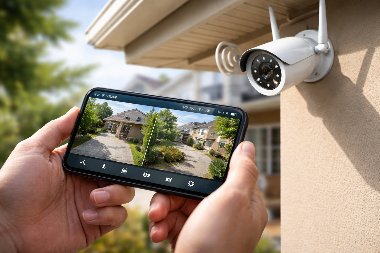 camera quan sát có xem qua điện thoại được không - Điều kiện để xem camera trên điện thoại từ xa