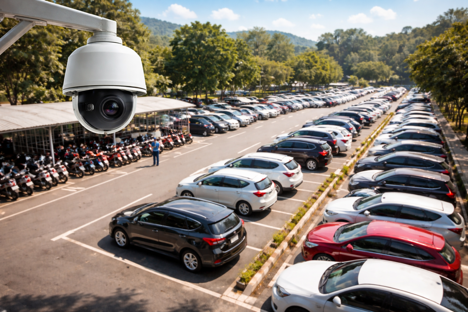 lắp camera giám sát bãi xe tại Lâm Đồng - Những khu vực quan trọng cần lắp camera trong bãi xe