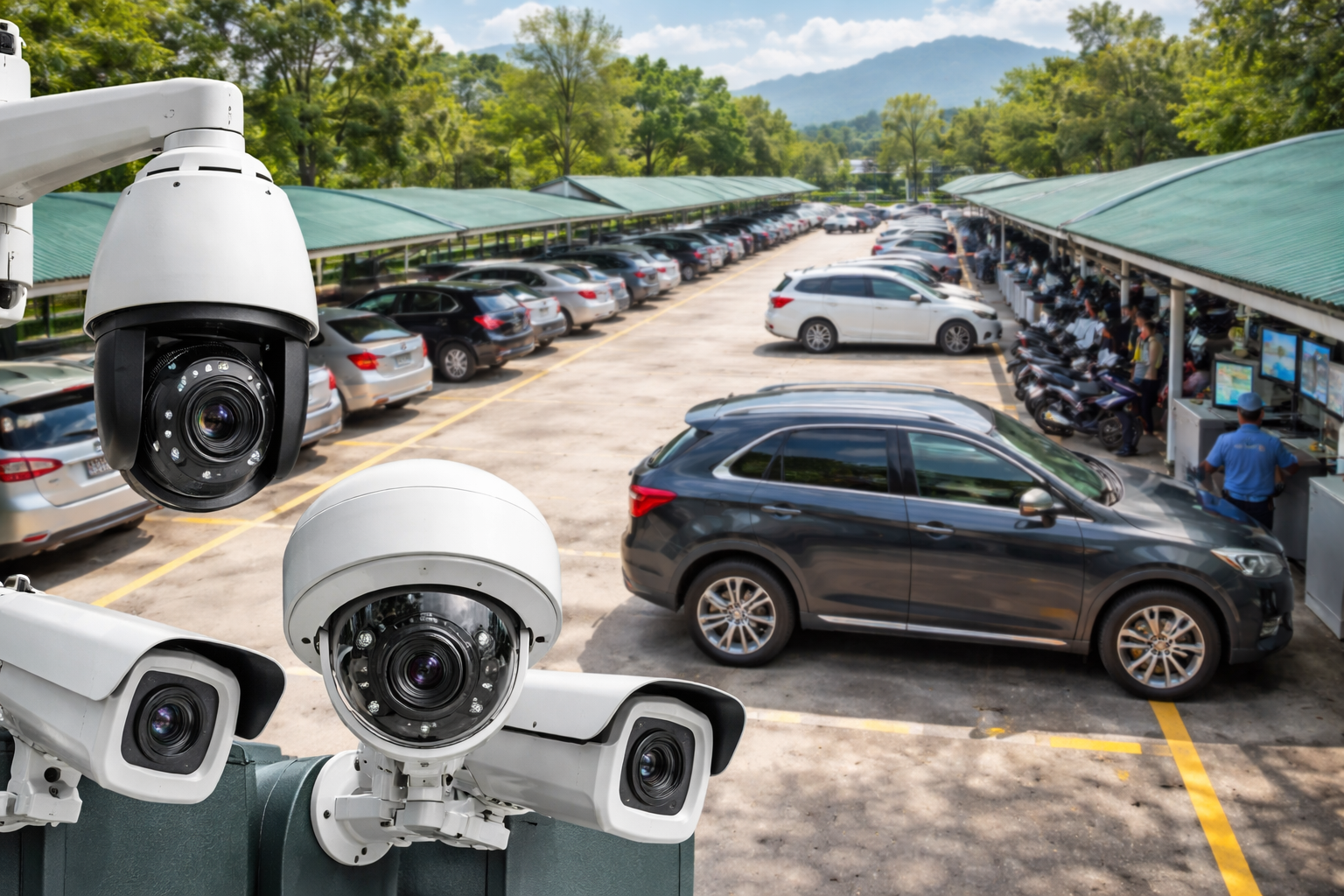 lắp camera giám sát bãi xe tại Lâm Đồng - Các loại camera phù hợp để lắp cho bãi xe hiện nay