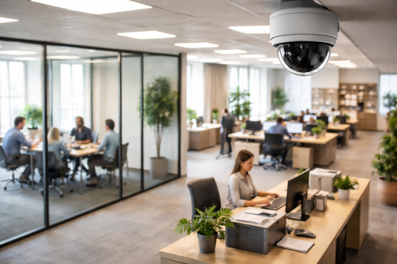 lắp camera giám sát văn phòng tại Lâm Đồng - Những khu vực quan trọng nên lắp camera trong văn phòng