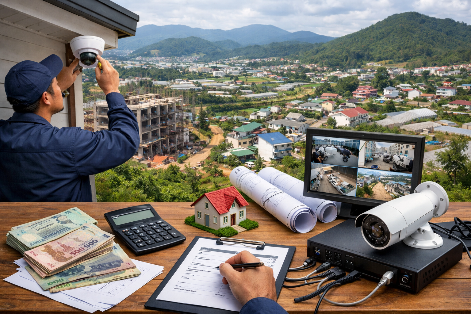 thi công hệ thống camera an ninh Lâm Đồng - Chi phí thi công hệ thống camera an ninh tại Lâm Đồng phụ thuộc vào những yếu tố nào?