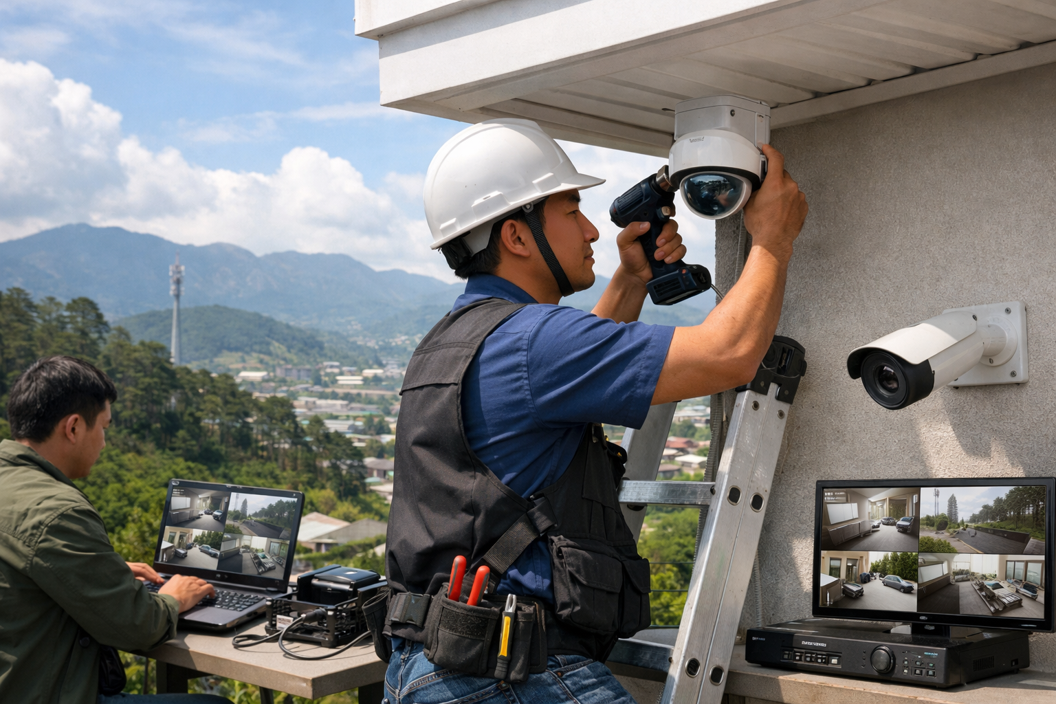 lắp camera quan sát tại Lâm Đồng - Quy trình lắp camera quan sát chuyên nghiệp