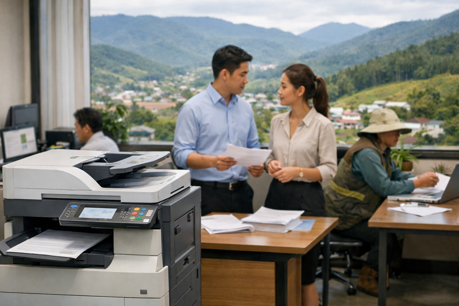 Cho thuê máy photocopy Lương Sơn Lâm Đồng: giải pháp tối ưu chi phí, vận hành nhẹ đầu cho văn phòng và cơ sở kinh doanh