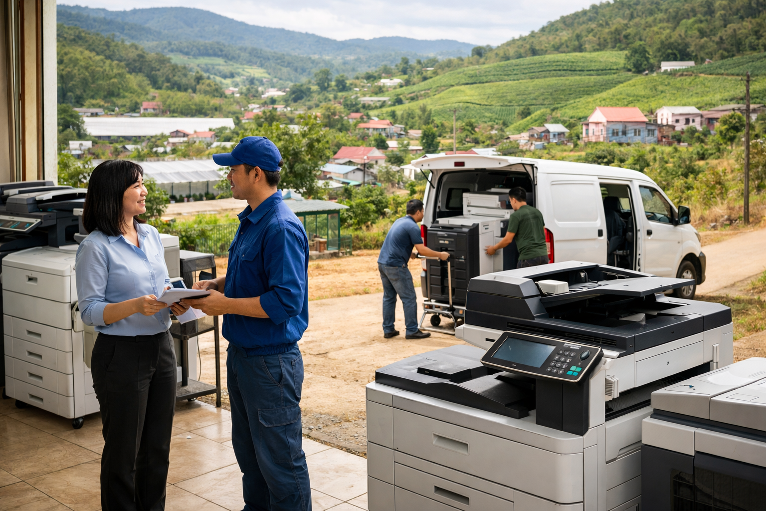 Cho thuê máy photocopy Sông Lũy Lâm Đồng: Báo giá & Kinh nghiệm chọn đúng