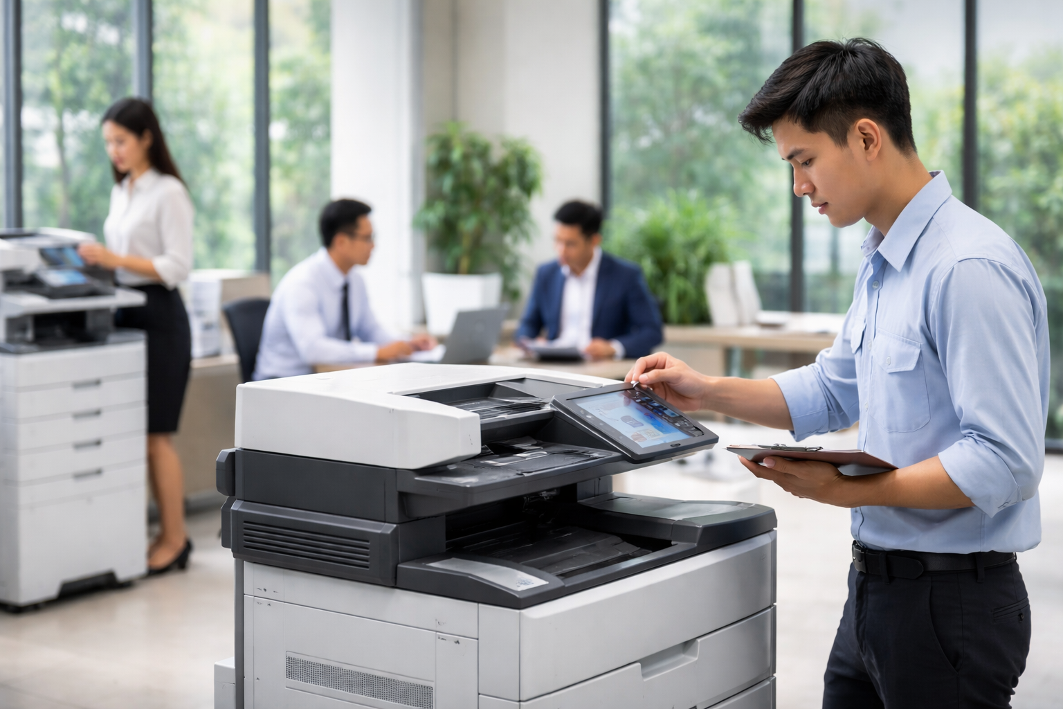 Cho thuê máy photocopy Đạ Tẻh 3 Lâm Đồng: Giải pháp “đúng bài” cho văn phòng, trường học và hộ kinh doanh