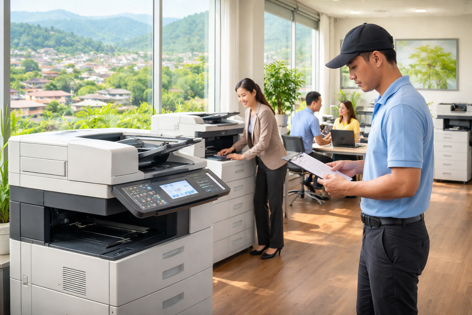 Cho thuê máy photocopy Di Linh Lâm Đồng: Giải pháp tiết kiệm, vận hành ổn định cho văn phòng và cửa hàng in ấn