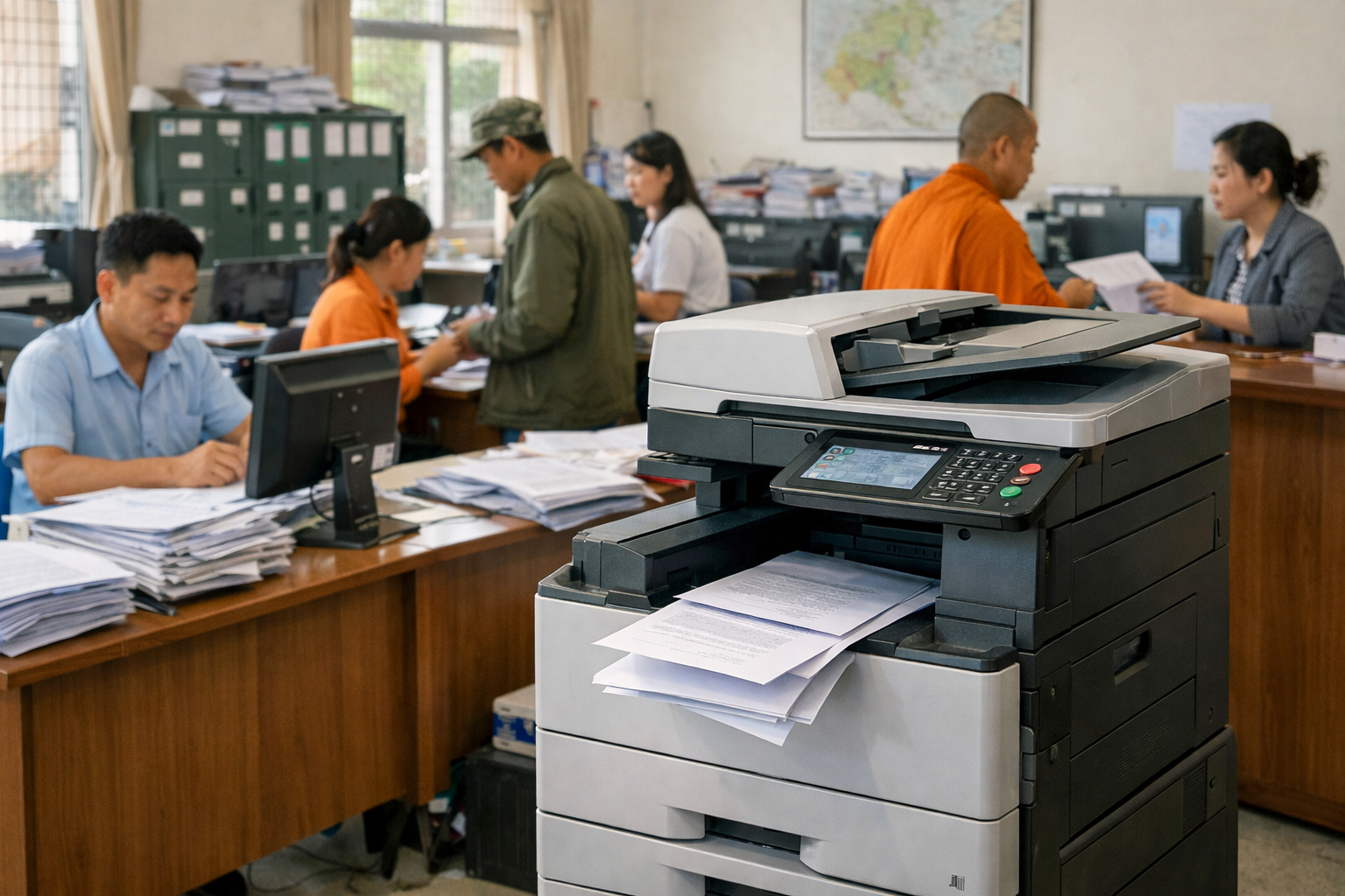 Cho thuê máy photocopy Đam Rông 3 Lâm Đồng: giải pháp in ấn hiệu quả, tiết kiệm và “nhàn đầu” cho mọi đơn vị