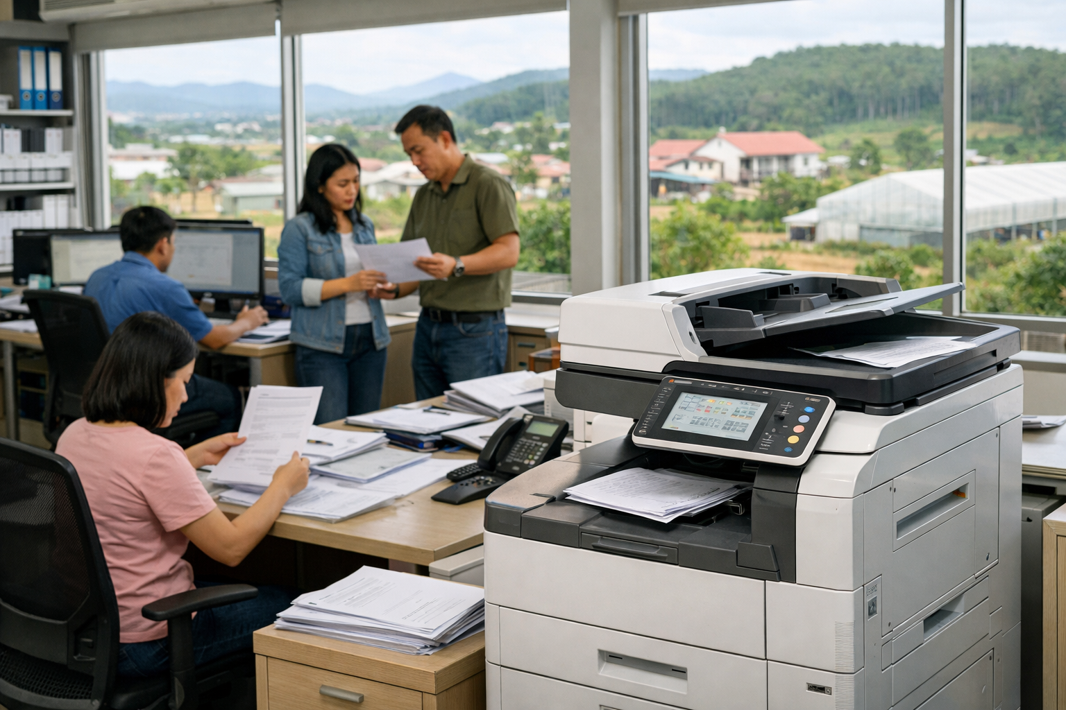 Cho thuê máy photocopy Tân Hà Lâm Hà: giải pháp in ấn thông minh cho văn phòng, trường học và cơ sở kinh doanh