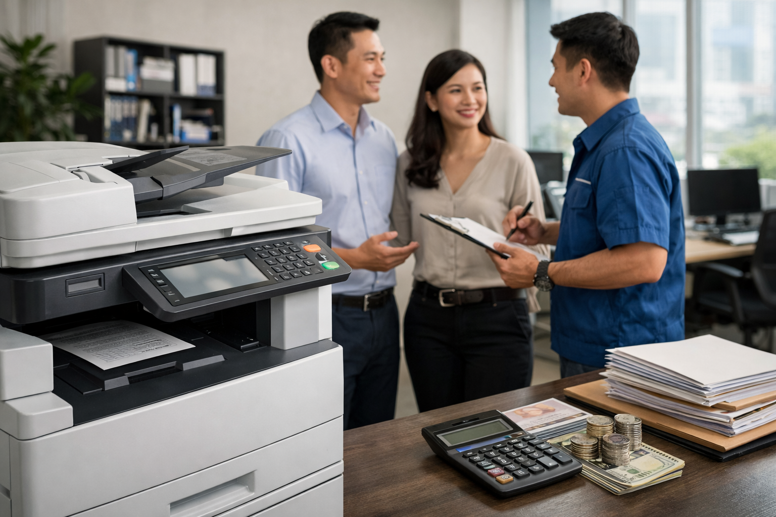 Chi phí thuê máy photocopy Phúc Thọ Lâm Hà – Bảng giá chi tiết