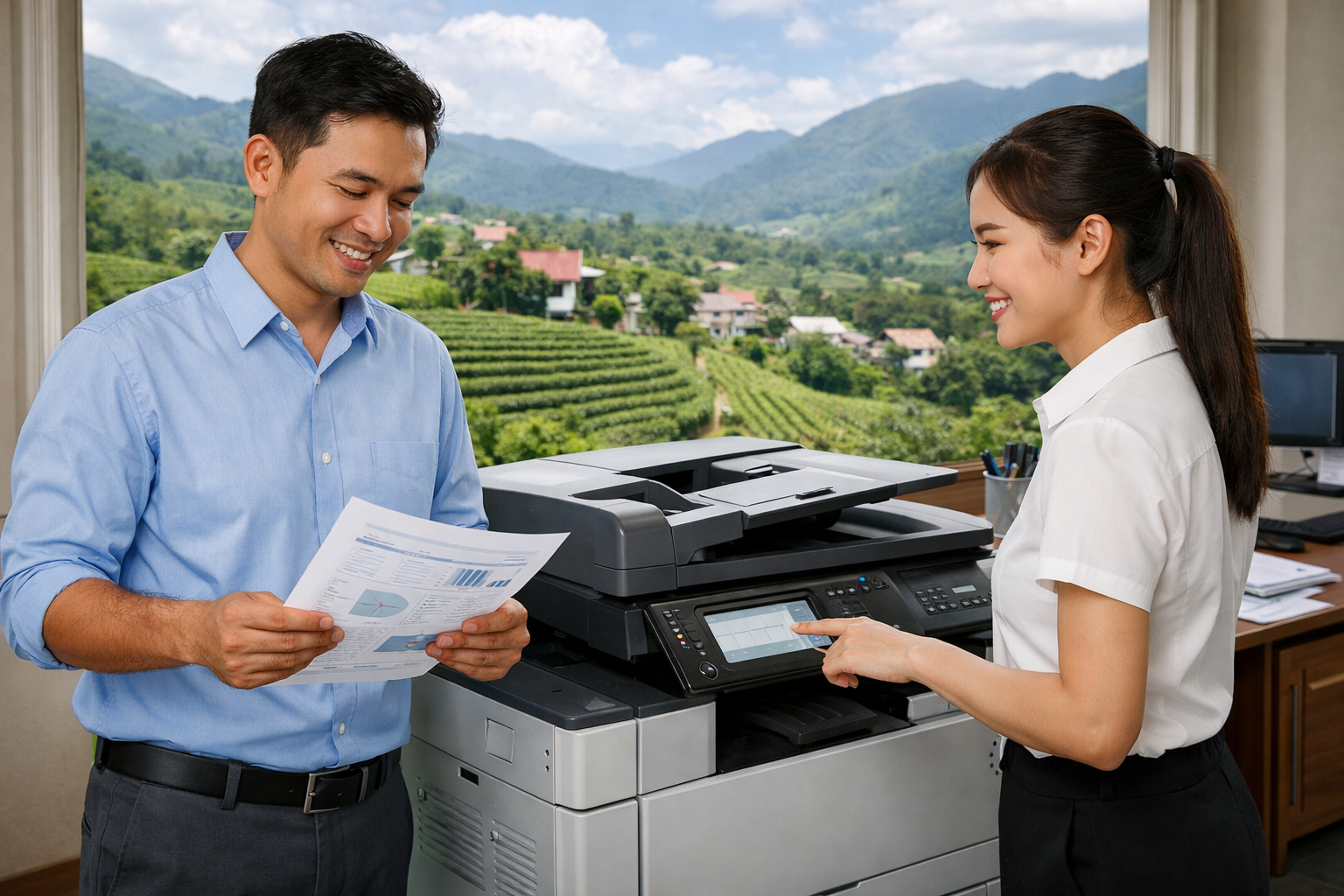Kinh Nghiệm Thuê Máy Photocopy Lâm Hà: Hướng Dẫn Chi Tiết