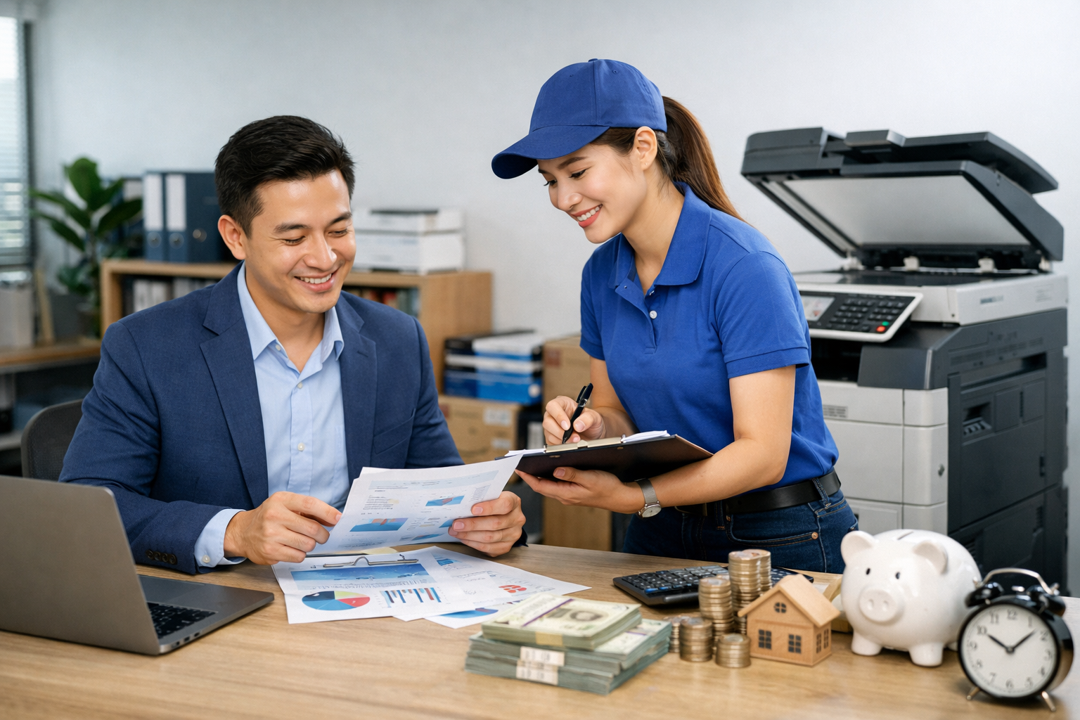 Hướng dẫn thuê máy photocopy D’Ran chi tiết từ A-Z cho doanh nghiệp