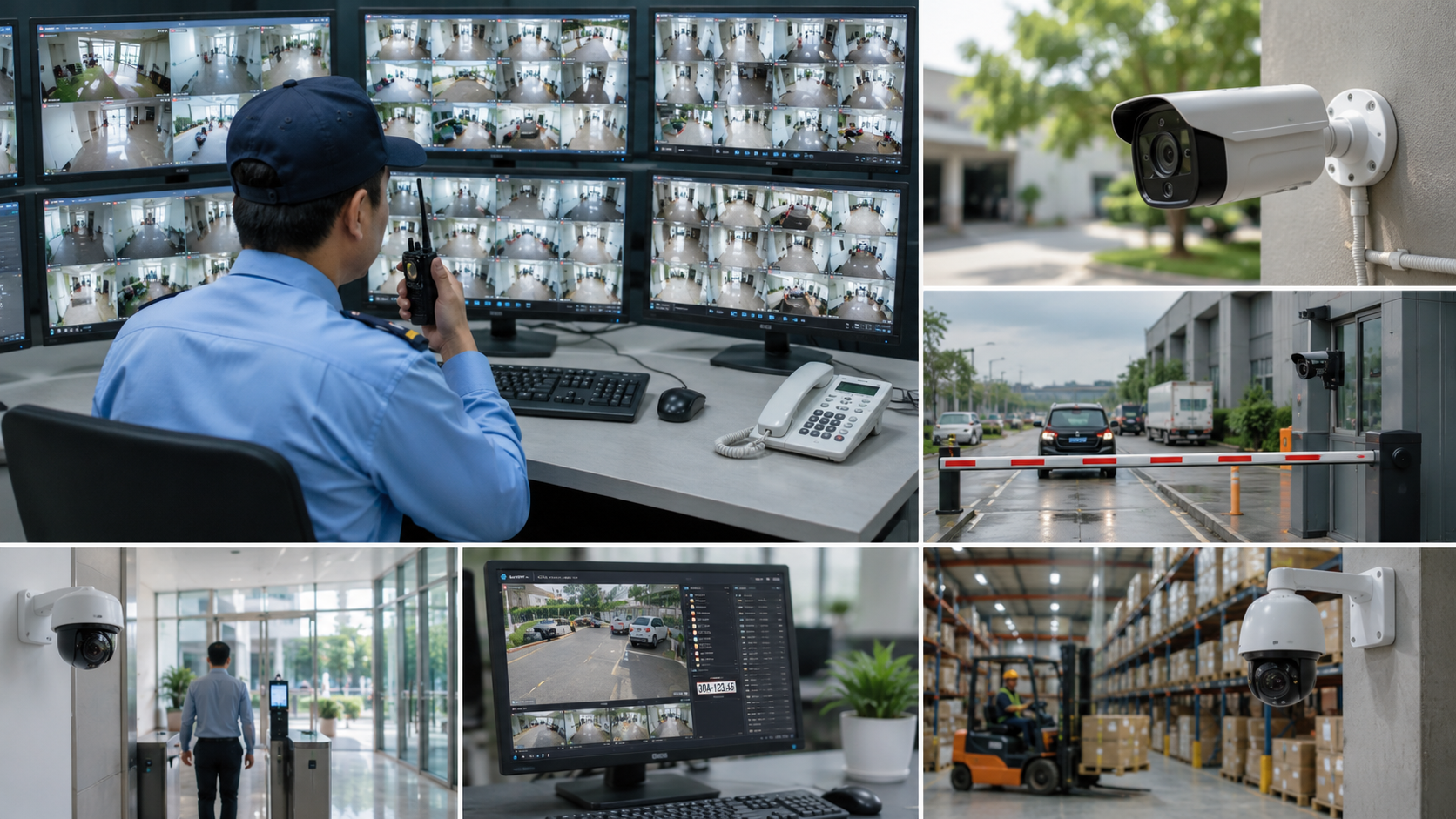 Camera AI có thay thế bảo vệ không, Camera AI giám sát an ninh, camera AI nhận diện biển số, camera AI phát hiện xâm nhập, hệ thống Camera AI, bảo vệ doanh nghiệp
